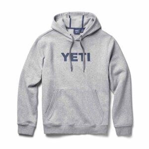 YETI Brushed Fleece Logo Pullover Hoodie Sz XS